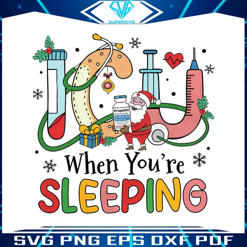 icu-nurse-santa-claus-when-you-are-sleeping-png-file