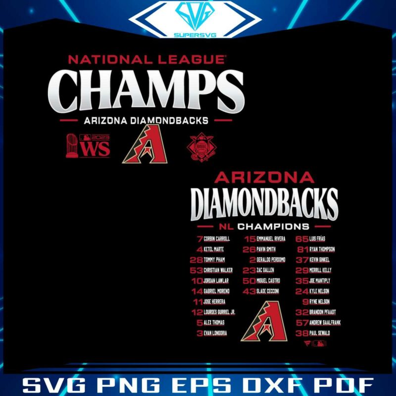 diamondbacks-2023-national-league-champions-roster-svg