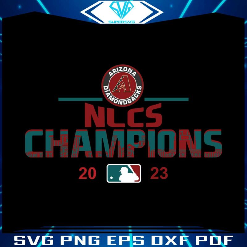 arizona-diamondbacks-nlcs-2023-champions-svg-download