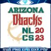 mlb-arizona-dback-nlcs-2023-champions-svg-download