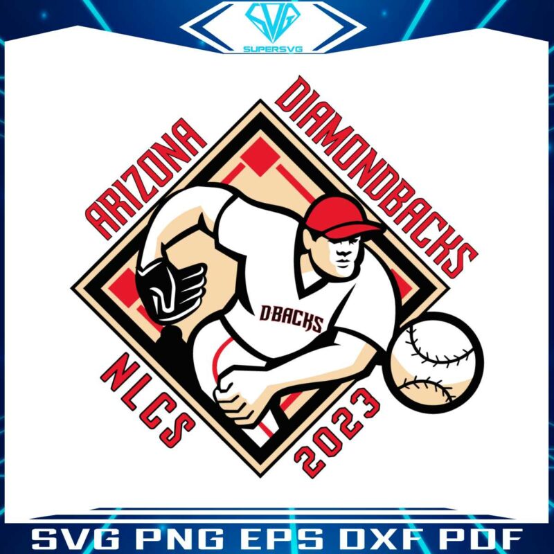 arizona-diamondbacks-nlcs-champions-baseball-player-svg