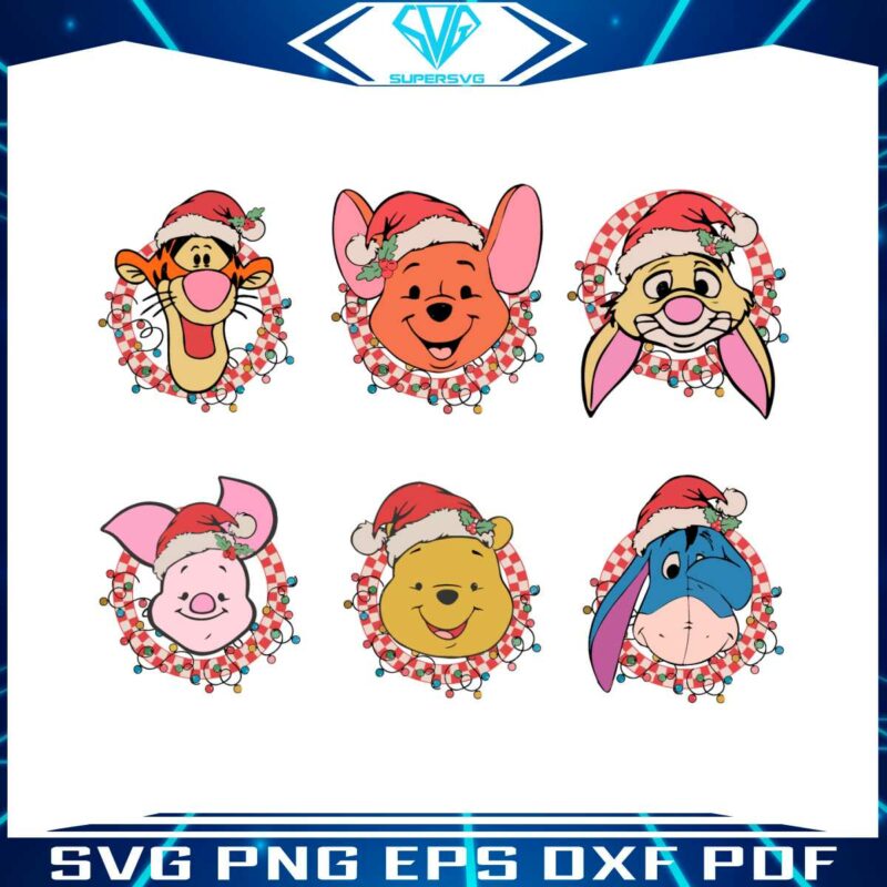 disney-winnie-the-pooh-and-friends-christmas-svg-bundle