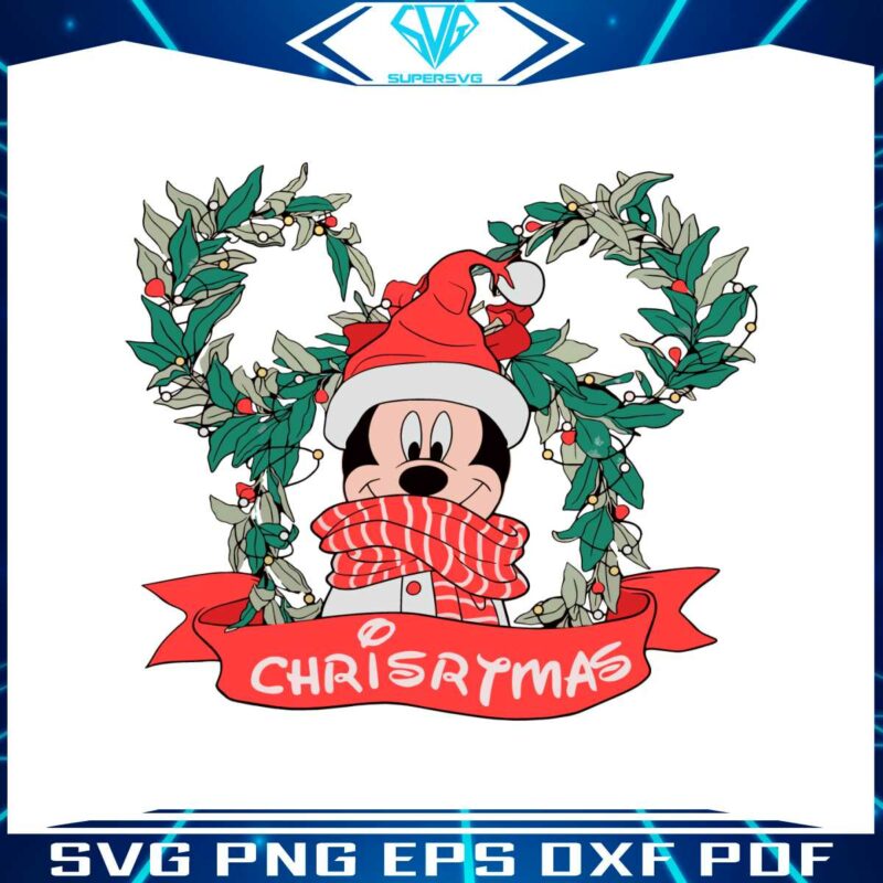 retro-mickey-christmas-wreath-svg-cutting-digital-file