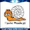 garfield-i-hate-mondays-snail-svg-graphic-design-file