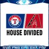 texas-rangers-vs-arizona-diamondbacks-house-divided-svg