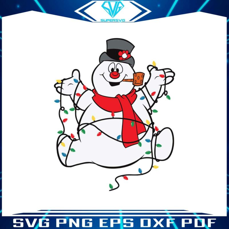 frosty-the-snowman-christmas-lights-svg-for-cricut-files