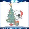 vintage-peanuts-dog-christmas-tree-svg-for-cricut-files