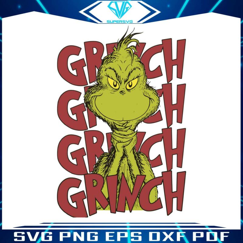 retro-christmas-characters-grinch-svg-graphic-design-file