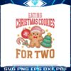 eating-christmas-cookies-for-two-new-mom-baby-png-file