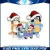 funny-bluey-dog-christmas-with-santa-hat-png-download