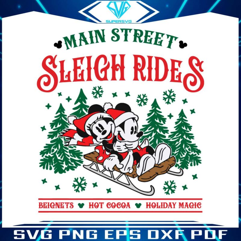 main-street-sleigh-rides-disney-santa-svg-graphic-file
