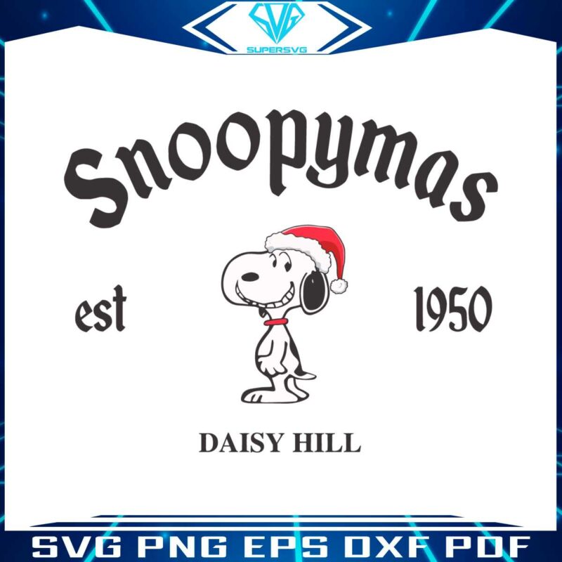 snoopymas-daisy-hill-est-1950-svg-graphic-design-file