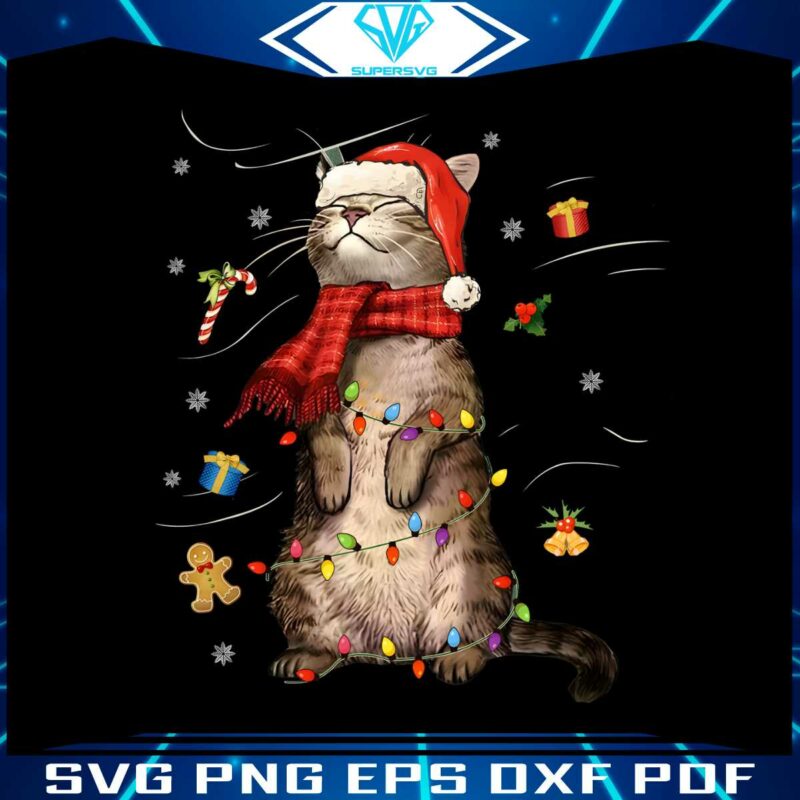 cute-cat-mom-xmas-santa-hat-png-sublimation-download