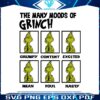 the-many-moods-of-grinch-svg-cutting-digital-file