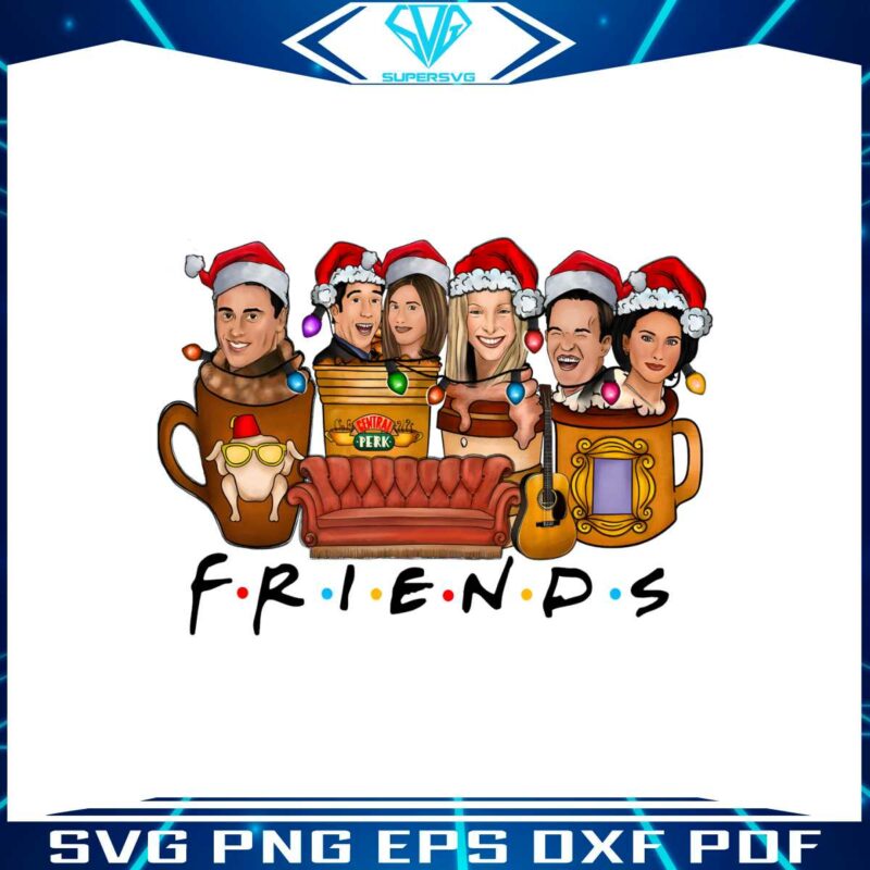 funny-friends-tv-show-christmas-vibe-png-download