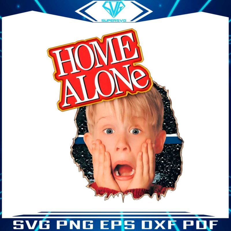 funny-kevin-mccallister-scream-home-alone-png-download