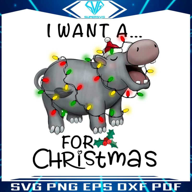 i-want-a-hippopotamus-for-christmas-png-download-file