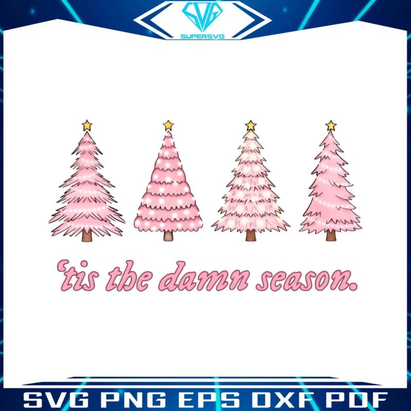 pink-tis-the-damn-season-christmas-png-sublimation