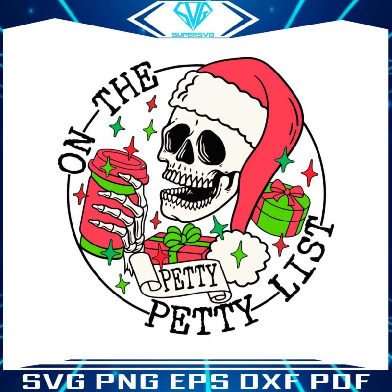 skeleton-santa-on-the-petty-list-svg-cutting-digital-file