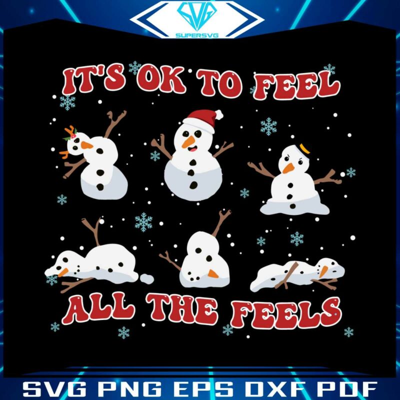 mental-health-christmas-its-ok-to-feel-all-the-feels-svg-file