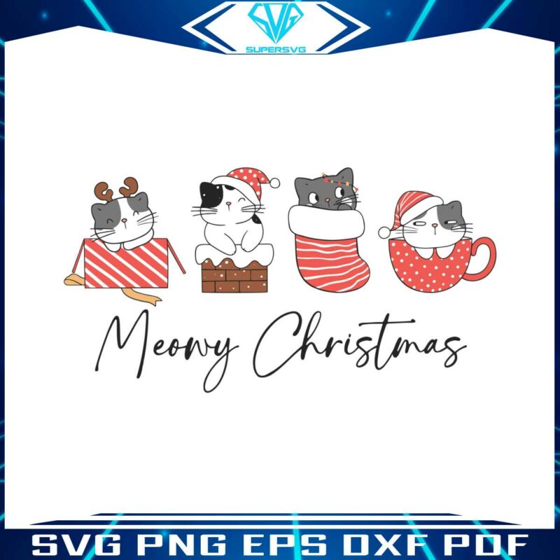 meowy-christmas-santa-gift-svg-cutting-digital-file