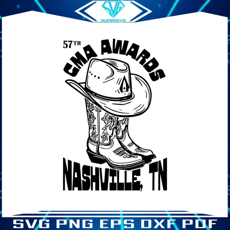 57th-cma-awards-boots-nashville-svg-digital-cricut-file