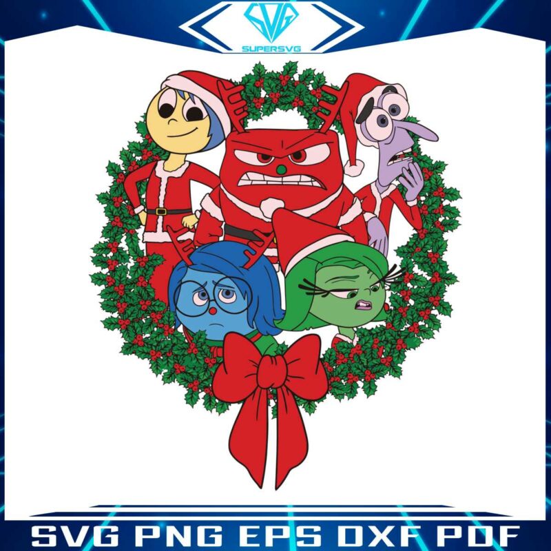 disney-inside-out-christmas-wreath-svg-digital-cricut-file