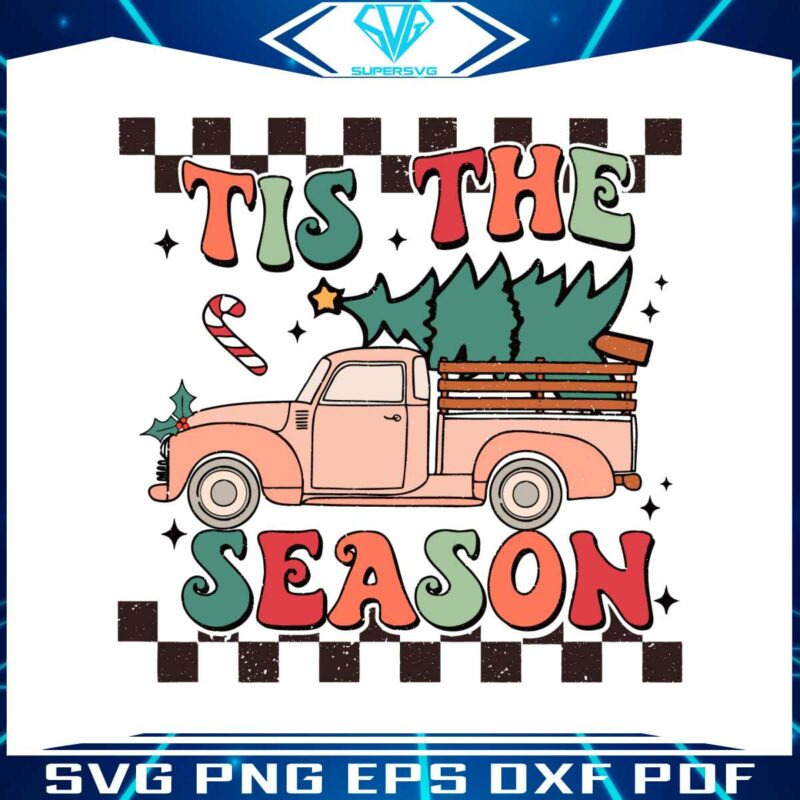 tis-the-season-christmas-truck-svg-graphic-design-file