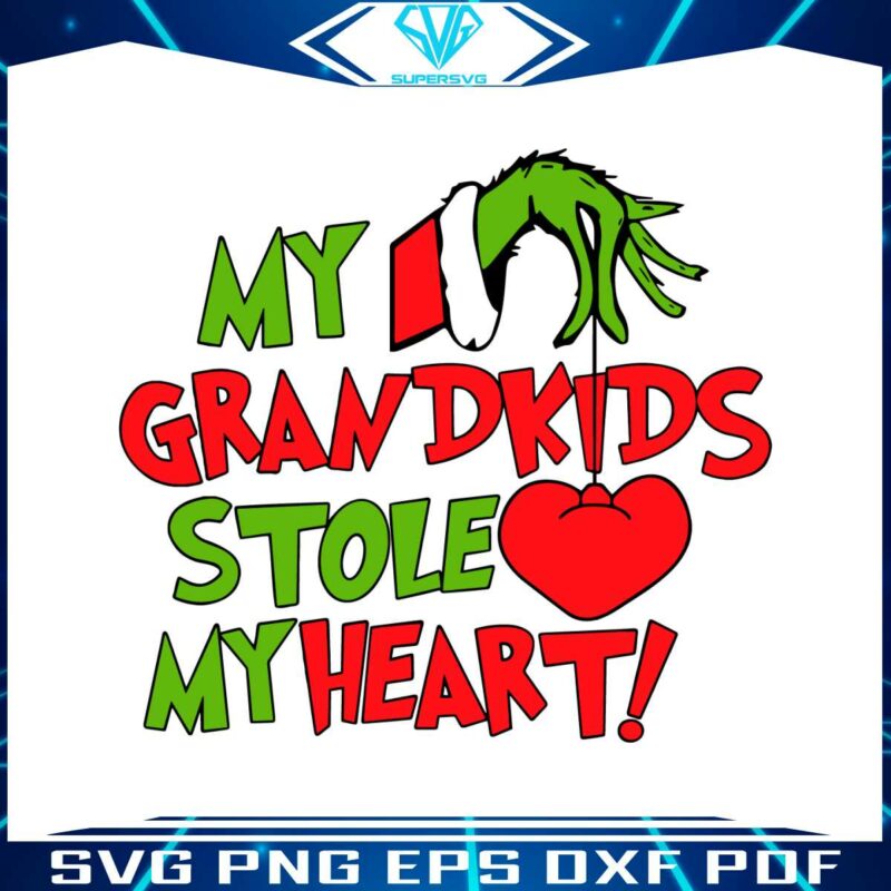 my-grandkids-stole-my-heart-svg-cutting-digital-file