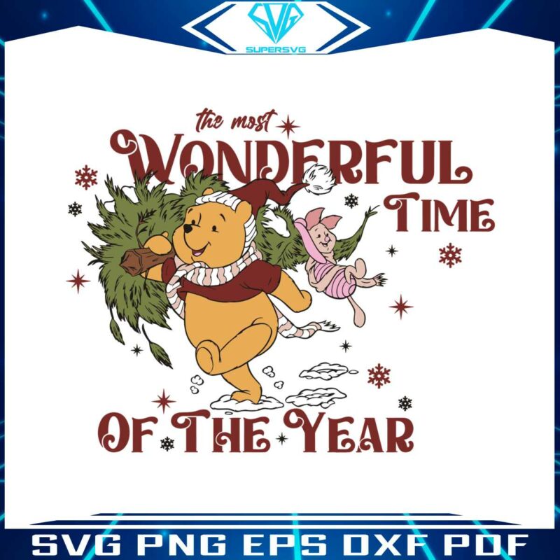winnie-the-pooh-the-most-wonderful-time-of-the-year-svg