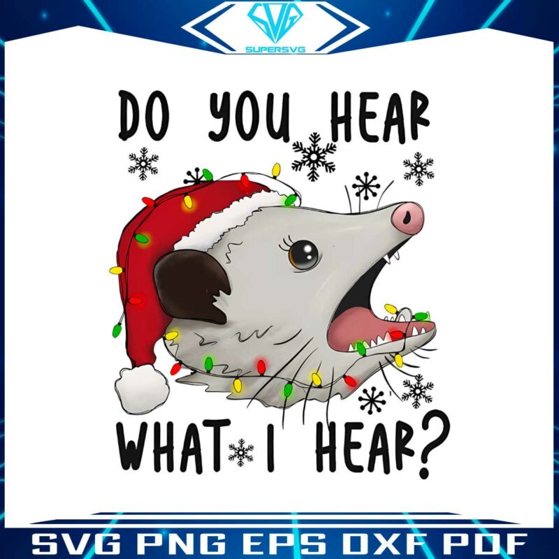 opossum-christmas-do-you-hear-what-i-hear-png-file