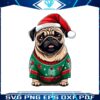 pug-christmas-lights-funny-dog-png-download-file