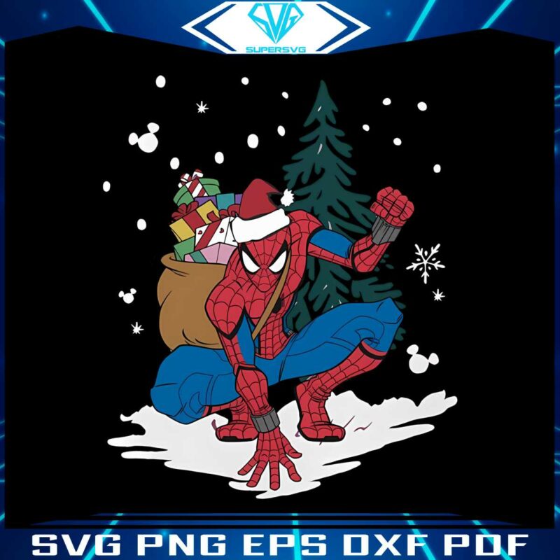 spiderman-santa-christmas-tree-png-download-file