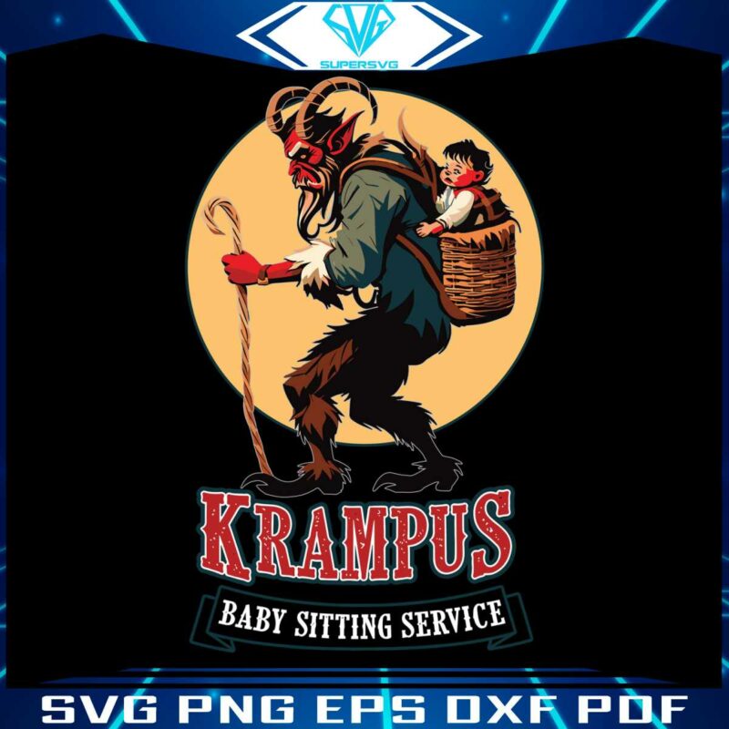 krampus-baby-sitting-service-horror-christmas-svg-file