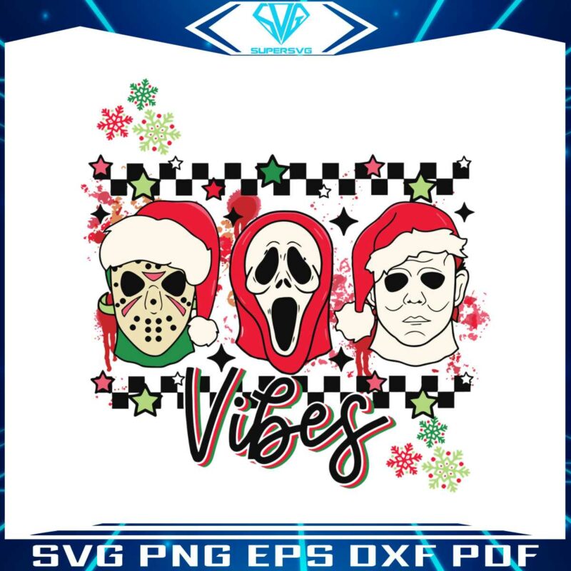 horror-movie-characters-christmas-vibes-svg-digital-file