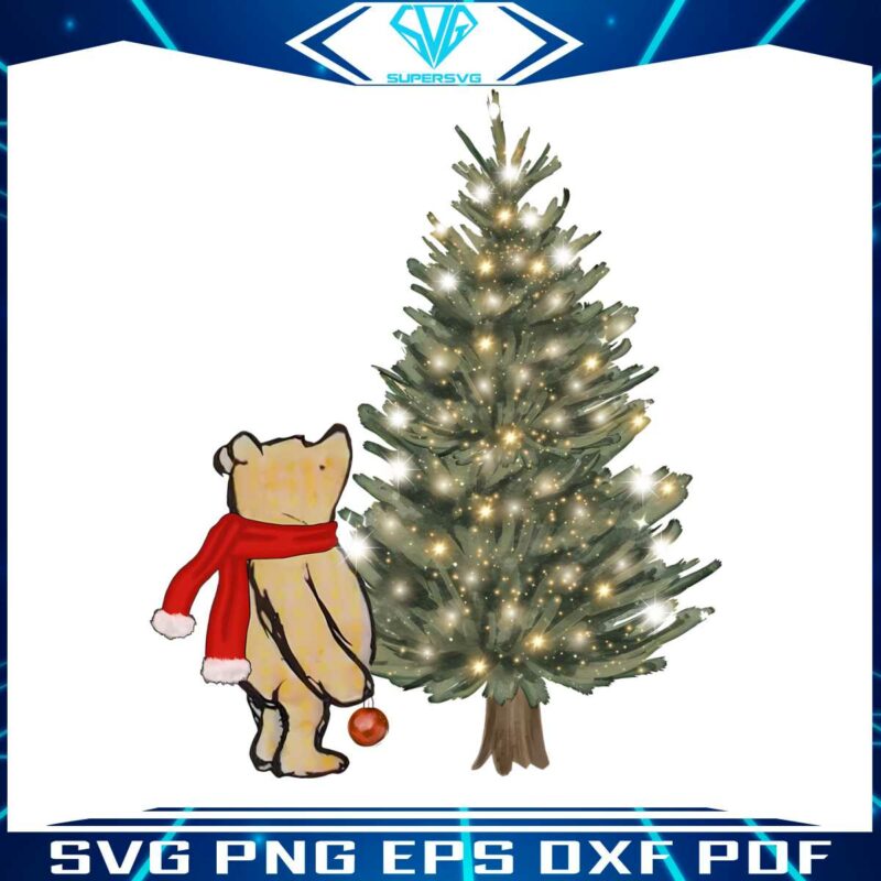 winnie-the-pooh-and-christmas-tree-png-download-file