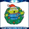 cute-toy-story-alien-christmas-wreath-png-download-file