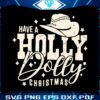 retro-holly-dolly-christmas-svg
