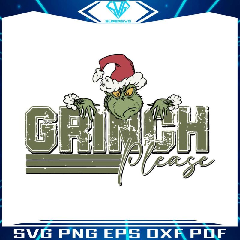 vintage-grinch-please-santa-hat-svg