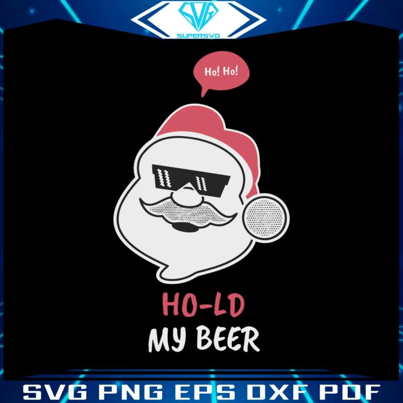 hoho-hold-my-beer-christmas-svg