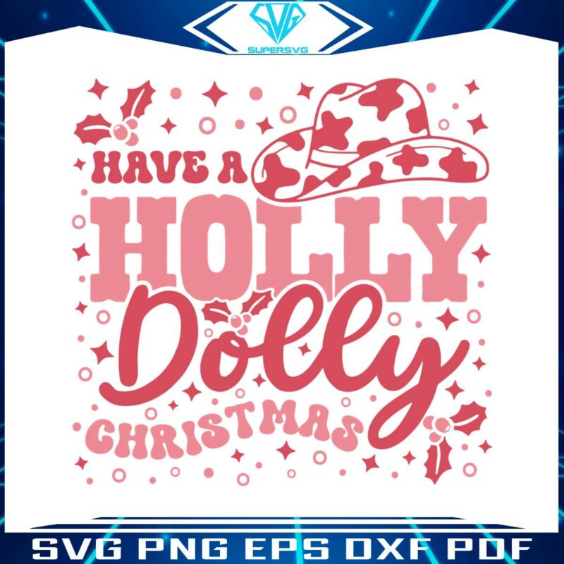 pink-leopard-holly-dolly-christmas-svg