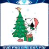 cute-snoopy-woodstock-xmas-tree-svg