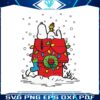 snoopy-woodstock-xmas-house-svg