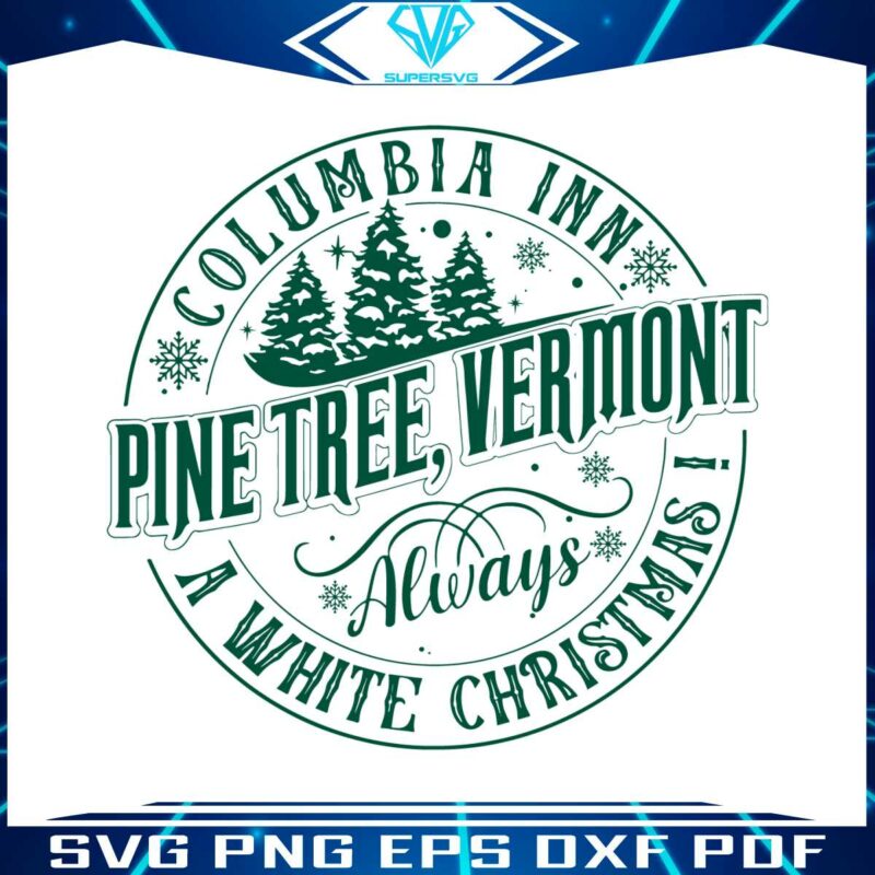 columbia-inn-pine-tree-vermont-svg