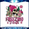 pink-skeleton-freezing-to-death-png