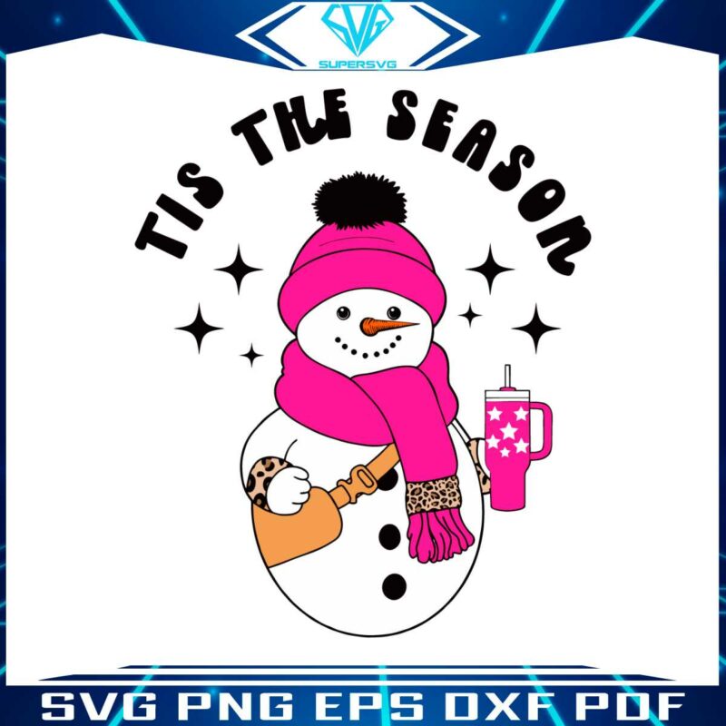 tis-the-season-cute-snowman-svg