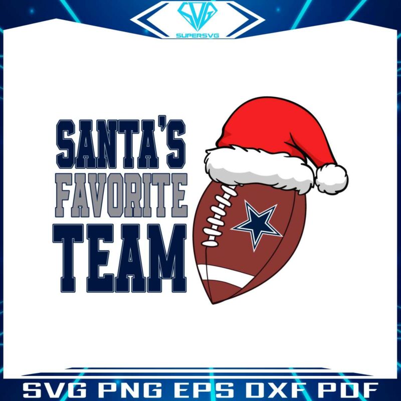 dallas-cowboys-santas-favorite-team-svg