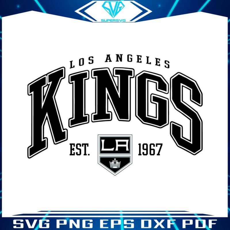 los-angeles-kings-hockey-team-svg
