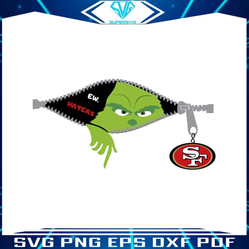 grinch-ew-haters-sf-49ers-logo-svg