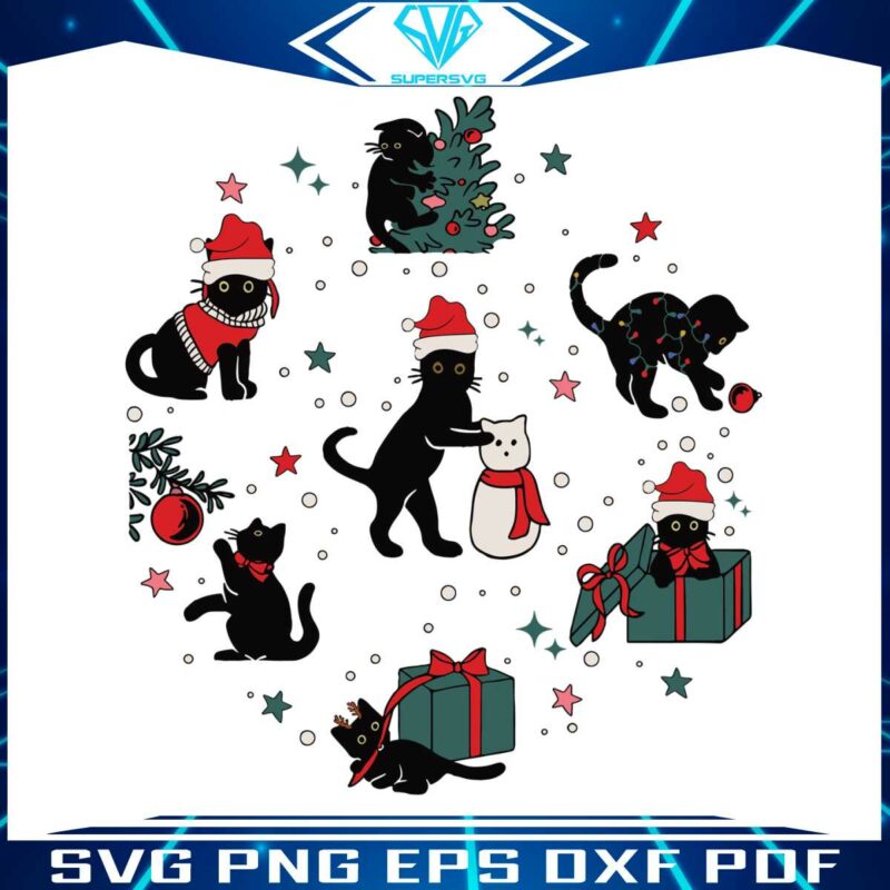 vintage-christmas-black-cat-svg